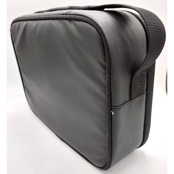 Nike Hard Plastic Liner Insulated Lunchbox w/ Handle Zippers 10 Inch Holds Food - Picture 4 of 13